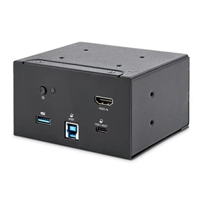 Image de startech laptop docking module for conference table connect box noirJeux vidéos Station d&#039;accueil pour salle de conférence HDMI