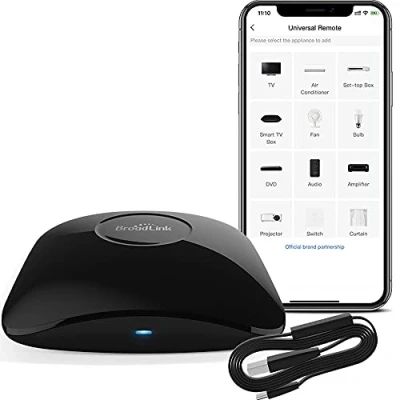 Image de Broadlink RM4 Pro+HTS2 IR RF WiFi Universel Compatible avec télécommande Smart Home Automation