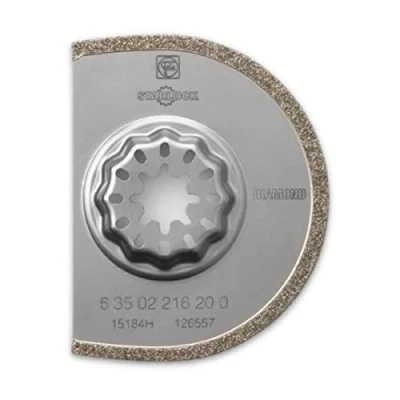Image de FEIN 63502216210 Accessoires oscillants SL; Lame segment à concrétion diamant Starlock Ø75x1.2mm, Accessoire, Oscillation