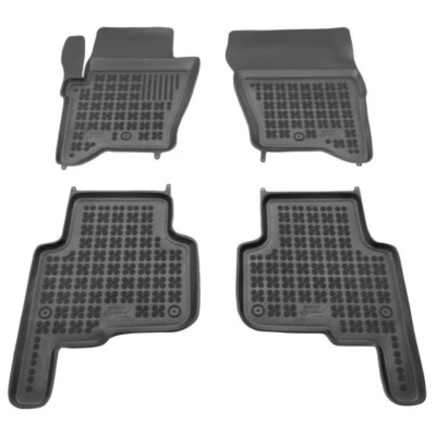 Image de REZAW PLAST 202902 Ensemble de tapis sol Caoutchouc avant et arrière noir