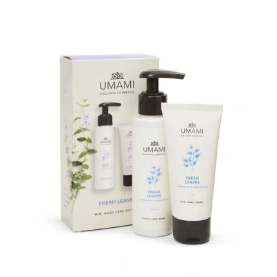 Image de Umami Fresh Leaves Mini Hand Care Gift Set Menthe Japonaise &amp; Gingembre