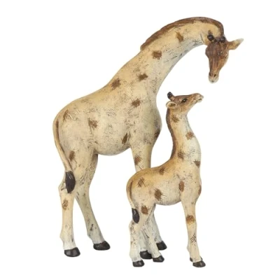 Image de Something Different Lot de 2 décorations en Forme Girafe pour mère et bébé 140 g Ornement, FO_75430, Multicolore