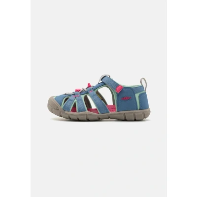 Image de Keen Seacamp II CNX Youth Unisex Sandales de randonnée, Femme, Taille: 39, Blue Chaussures