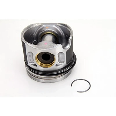Image de NÜRAL 87 114907 70 Piston 80 pour cylindre 3, 4 avec prise femelle bossage d&#039;axe, canal de refroidissement, porte segment