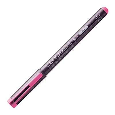 Image de COPIC Multiliner 0,5 mm, Pink, Feutre fin à pointe fine et encre pigmentée résistante l&#039;eau