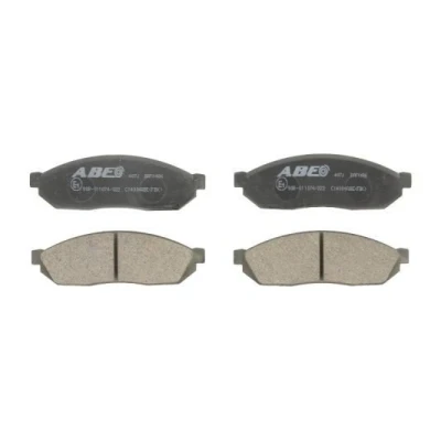 Image de ABE C14004ABE Jeu de plaquettes frein Essieu avant non préparé pour indicateur d&#039;usure, contact signal d&#039;usure exclu MARUTI: 800 3/5 portes