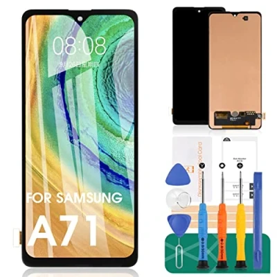 Image de Écran LCD de rechange pour Samsung Galaxy A71 4G SM A715F/DS tactile A715F/DSM, A715W, A715X Kit réparation (pas d&#039;origine)