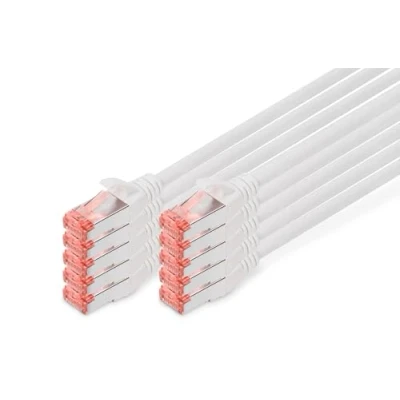 Image de Cordon de raccordement RJ 45 (M) pour 25 cm SFTP, PiMF CAT 6e DIGITUS