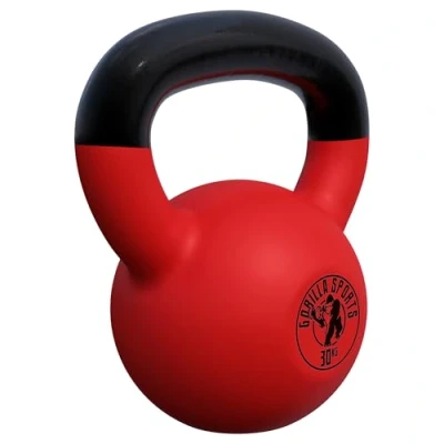 Image de GORILLA SPORTS® Kettlebell Poids de 2 à 32 kg, Individuel/Ensemble, avec Poignée, Fonte, Revêtement en Vinyle Bouilloire Poids, Haltère Boule, Musculation, Entraînement, pour Fitness, Gym