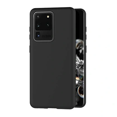 Image de AICEK Coque Compatible Samsung Galaxy S20 Ultra, Noir Silicone pour Ultra Housse Etui Case (6,9 Pouces)