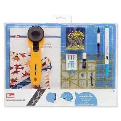 Image de Prym Kit de démarrage pour Patchwork et Quilting (échelle en Pouces), Bleu, GB