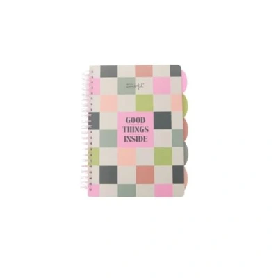 Image de Mr. Wonderful Cahier A4 avec intercalaires Couverture rigide Reliure spirale Bonnes choses à l&#039;intérieur 160 pages carrées