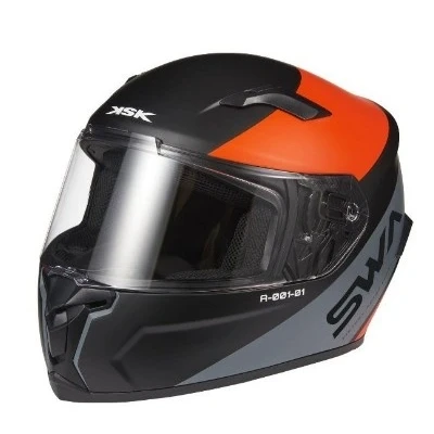 Image de KSK SWARED000 Casques intégraux rouge/noir XS, 53 54 cm ECE 22.06