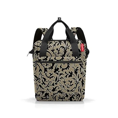 Image de reisenthel allrounder R baroque marble sac à dos et fourre tout en un avec clip pour chariots de voyage
