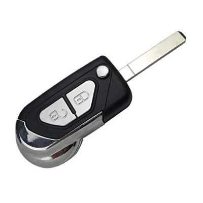 Image de PHONILLICO Coque clé pour Citroen DS3 2009 à 2020 Plip télécommande 2 Boutons avec Lame