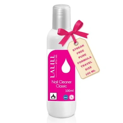 Image de LALILL Cleaner Ongles Degraissant 100ml Nettoyant pour Dégraissant Gels, Hybrides et Brosse à Désinfection Puissante, Détruit les Bactéries, Couche de sueur, Manucure
