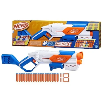 Image de Nerf N Series Blaster Strikeback et 18 fléchettes N1