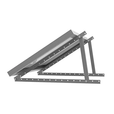 Image de enjoy solar triangles aluminium support réglable avec angle d&#039;inclinaison 20 60 pour panneau solaire module solaire, largeur du jusqu&#039;à 680mm( incl. vis et écrous)