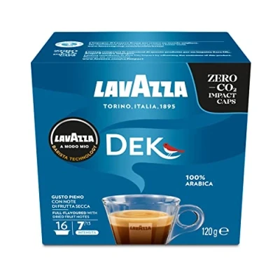 Image de Lavazza A Modo Mio Espresso Dek Cremoso 256 Capsules de Cafe Espresso, Moyenne