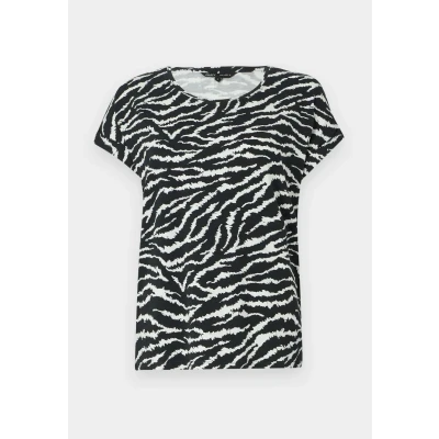 Image de ONLY Onlmoster AOP S/S Top Noos JRS Haut Classique à Coupe Droite avec Manches Courtes pour l&#039;été, Cloud Dancer, XS Femmes