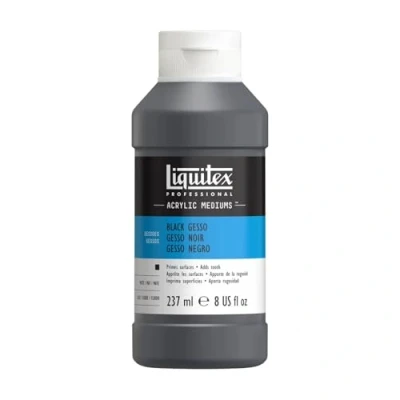 Image de Liquitex Additif Gesso Colorant Noir Flacon 237ml