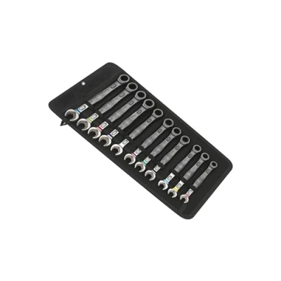 Image de WERA Joker 05020013001 Kit de clés à fourche et polygonale cliquet 80 11 avec fonction crantage 8, 10, 11, 12, 13, 14, 15, 16, 17, 18, 19 mm