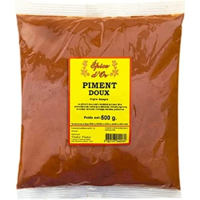 Image de Piment Doux 500g en Poudre Epice d&#039;Or, sans additif, colorant, arôme artificiel, 100% Naturel