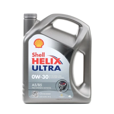 Image de Shell Helix Ultra A5/B5 0W 30 4I Huile moteur 550040651 TOYOTA: Yaris II 3/5 portes, III RAV4 SUV, NISSAN: Qashqai / Qashqai+2 I