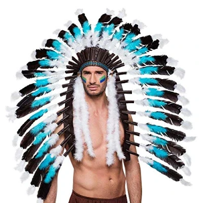 Image de Boland Bijou de tête Loup des neiges Indien, 10116673, Multicolore, Taille Unique