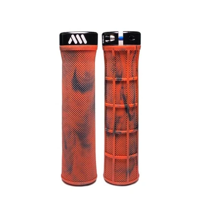 Image de All Mountain Style Poignée VTT Model Berm Grip Légèreté et pour Velo s&#039;adapte à Tous Les Guidons 135 mm 100 g Double Motif, Densité Accessoire Idéal por