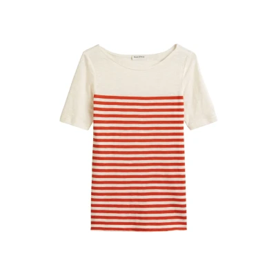 Image de Marc O&#039;Polo Short Sleeve BOAT NECK Striped Tshirt imprimé, Femme, Taille: Medium, Multi