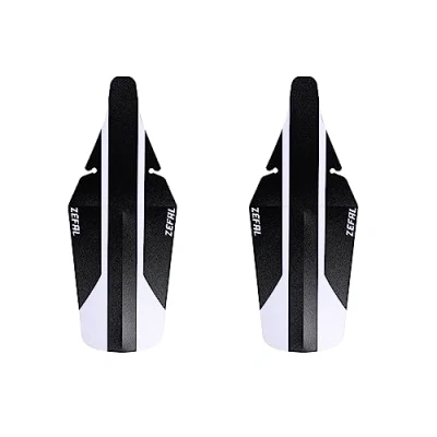Image de ZEFAL Pack Shield Lite XL Deux Garde Boue de Selle pour VTT, Blanc/Noir
