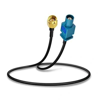 Image de Bingfu Câble Fakra Z Mâle vers SMA Adaptateur Antenne Véhicule 30cm pour Autoradio Stéréo Android Unité Centrale Navigation GPS Radio Sirius XM Satellite 4G LTE TEL Module Bluetooth