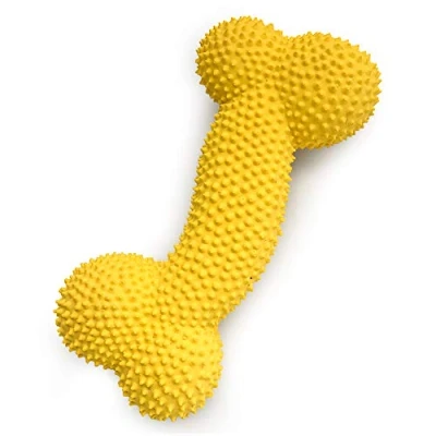 Image de Petper Cw 0096EU Jouet en latex pour chien avec bruit jeu et dressage forme d&#039;os relief