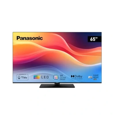Image de Panasonic TB 65W61AEZ, Série W61 65 Pouces, TV Smart LED 4K Ultra HD, 2025, TiVo, Dolby Vision &amp; Atmos, Game Mode Plus, Alexa Commande Google Voice, Noir