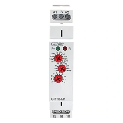 Image de GEYA 16A Relais temporisé multifonction 10 Fonction AC230V 1SPDT de contrôle(GRT8 M1,AC230V)