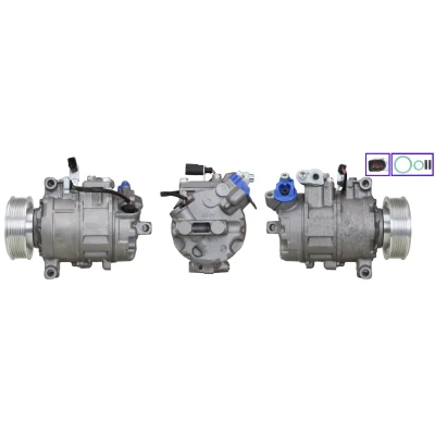 Image de LUCAS ACP929 Compresseur De Climatisation PAG 46 R 134a avec joints AUDI: Q7, A8 D3, D4, VOLKSWAGEN: Touareg II