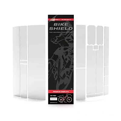 Image de Bikeshield Premium Complete Mat Kit Protection Cadre Adulte Unisexe, Invisible, Large