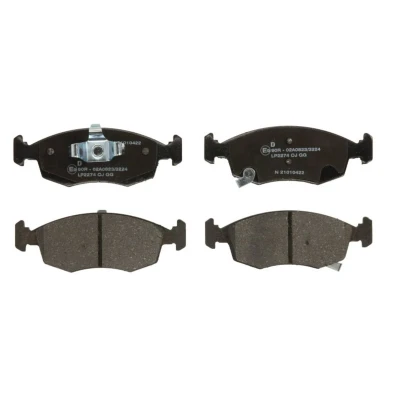 Image de DELPHI LP2274 Jeu de plaquettes frein avec indicateur d&#039;usure tôle anti bruit sans accessoires FIAT: Panda III 3/5 portes, 500 3 portes