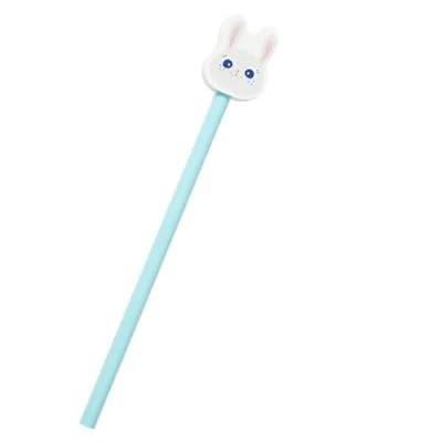 Image de Draeger Crayon à Papier Avec Gomme Lapin Bleu ciel Prise en Main facile Pour Enfant Partir de 3 Ans