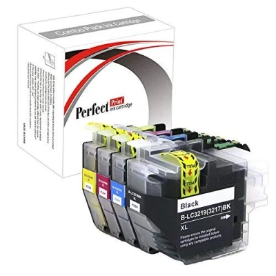 Image de PerfectPrint Compatible Encre Cartouche Replacement pour Brother MFC J5330DW J5335DW J5730DW J5930DW J6530DW J6930DW J6935DW LC3219XL (Noire/Cyan/Magenta/Jaune, 4 Pack)