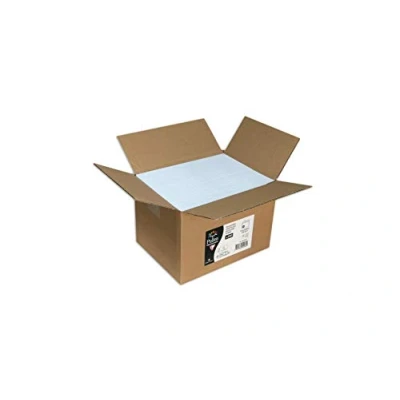 Image de Clairefontaine 55462C Carton de 200 Enveloppes Gommées Format C5 (16,2x22,9cm) 120g/m² Coloris Bleu Invitation Evènements et Correspondance Gamme Pollen Papier Premium Lisse