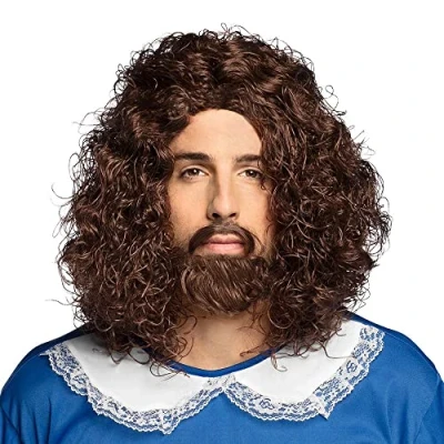 Image de Boland Générique Pe174 Perruque Mousquetaire Avec Barbe Taille Unique