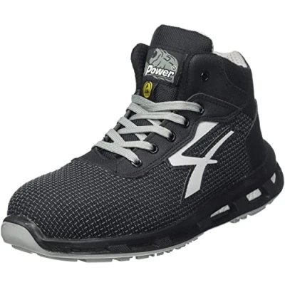 Image de U Power Red Lion Stego, Chaussures de sécurité, Hautes, Légères et Flexibles, Anti perforation, crevaison, avec Insert Infinergy, Embouts en Aluminium (Grey 44)
