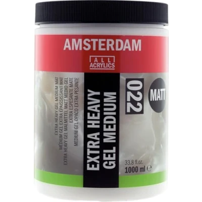 Image de Amsterdam Acryl Extra Heavy Gel Medium Matt 022 1000Ml