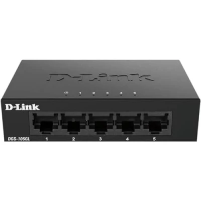 Image de D Link DGS 105GL commutateur réseau Non géré Gigabit Ethernet (10/100/1000) Bureau Noir Neuf