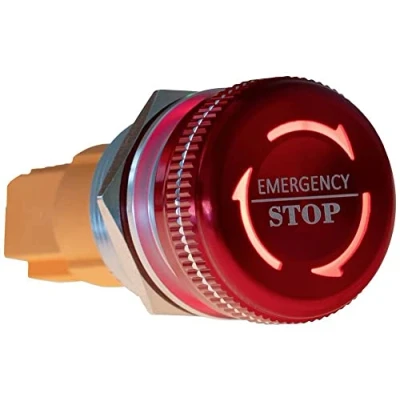 Image de Joy it Button22NA 02 Bouton darrêt durgence 220 V à accrochage Rouge, Vert (Ø x L) 22 mm 46.50 IP67,