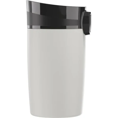 Image de Sigg Miracle Mikly White Touch mug isotherme (0,27 L), thermos sans produits toxiques, gobelet à café emporter en acier inoxydable et étanche