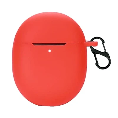 Image de GIOPUEY Étuis Compatible avec Google Pixel Buds Pro/Buds Pro 2, Coque Silicone, Poids léger, Antichoc, Portable Rouge