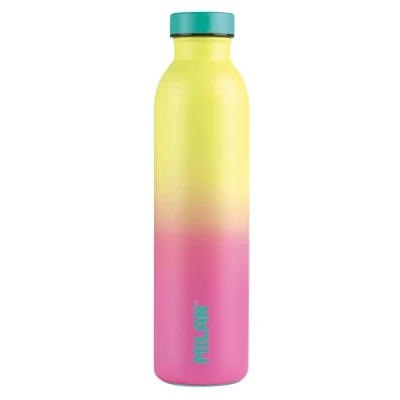 Image de Bouteille isotherme MILAN® 591 ml édition Sunset Jaune Rose